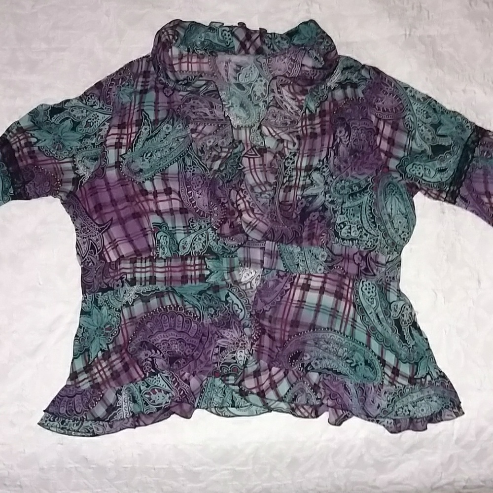Print blouse